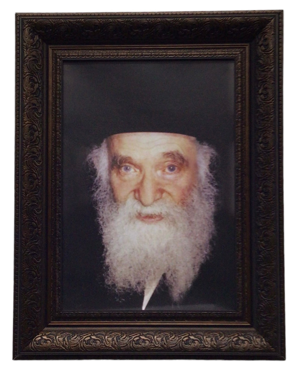 Painting of R' Aron Kotler, Size 14x20, Brown Frame - LEHADAR