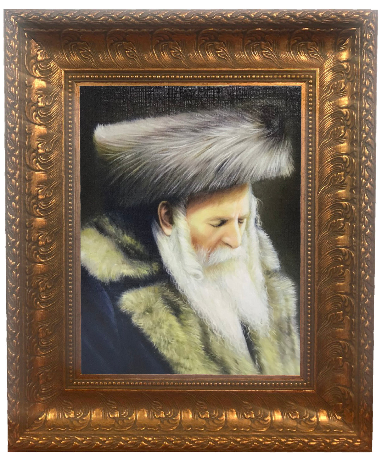 Painting of the Bobover Rebbe-Reb Bentzion, size: 11*14 - LEHADAR