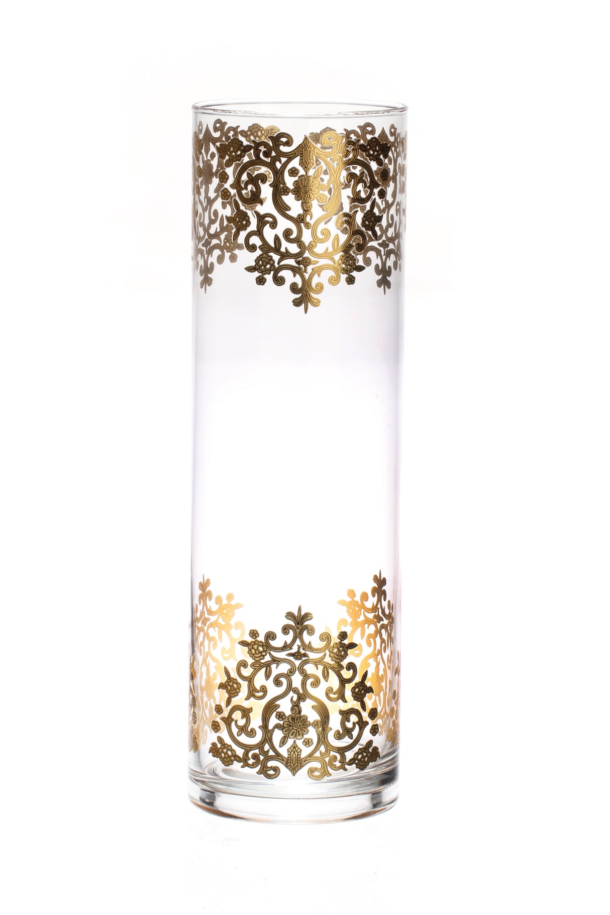 Crystal gold décor vase - LEHADAR
