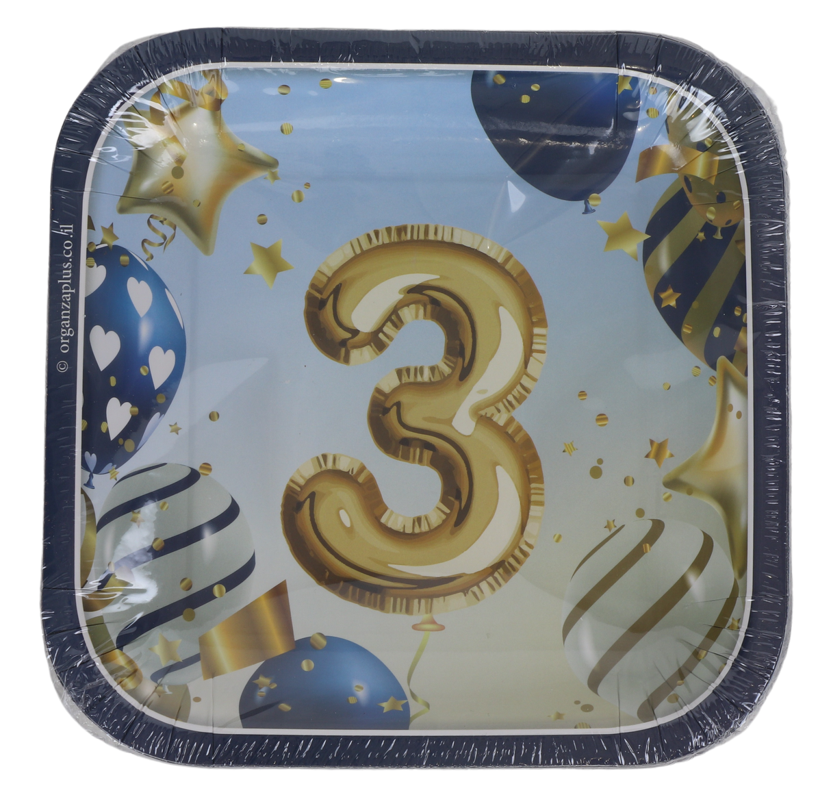 10 Blue Upsherin Plates - 7" - LEHADAR