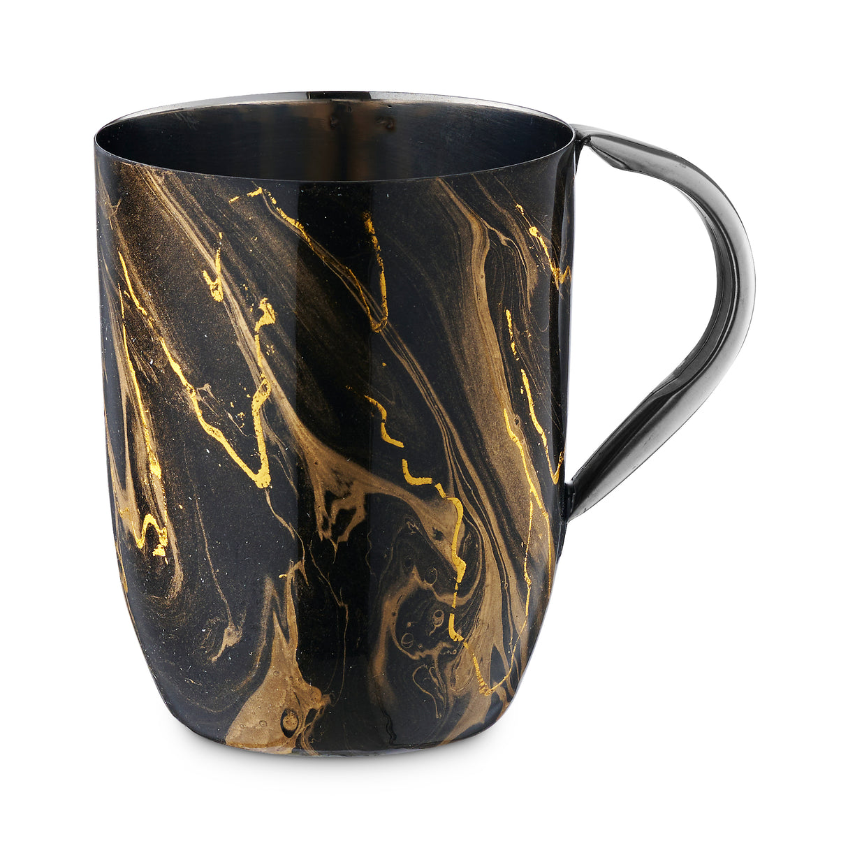 Washing Cup black with gold - LEHADAR