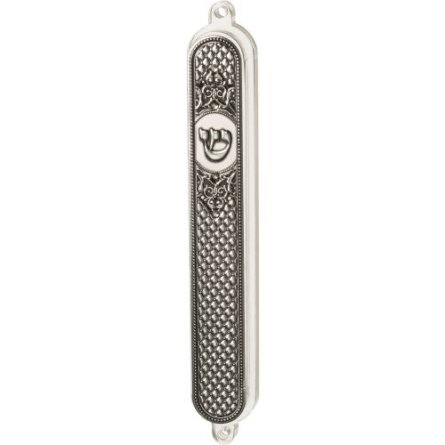 Acrylic Mezuzah With Silver Plaque 20 Cm - LEHADAR