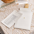 Leather Simanim Pouch & Card Set - LEHADAR