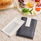 Leather Simanim Pouch & Card Set - LEHADAR