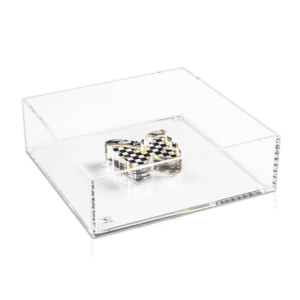 Onyx Butterfly Napkin Holder - LEHADAR