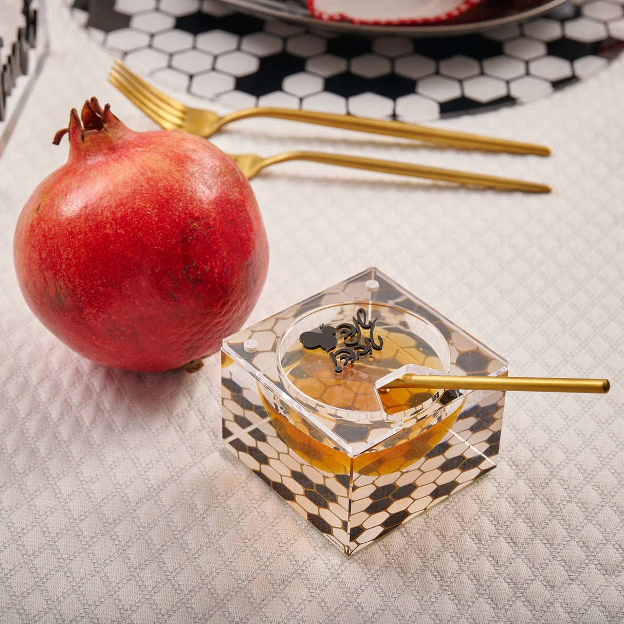 Onyx Honey Dish - LEHADAR