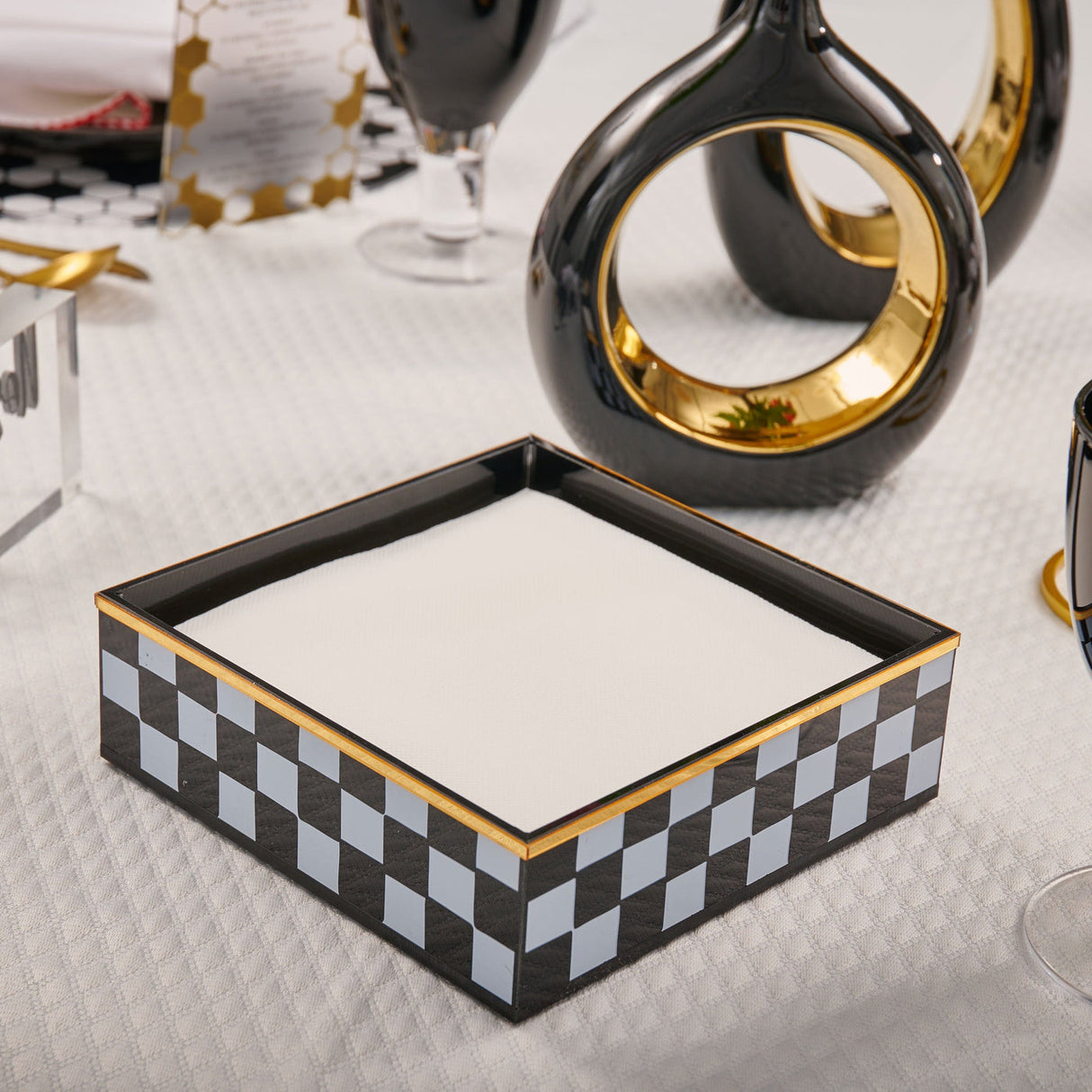Onyx Napkin Holder - LEHADAR