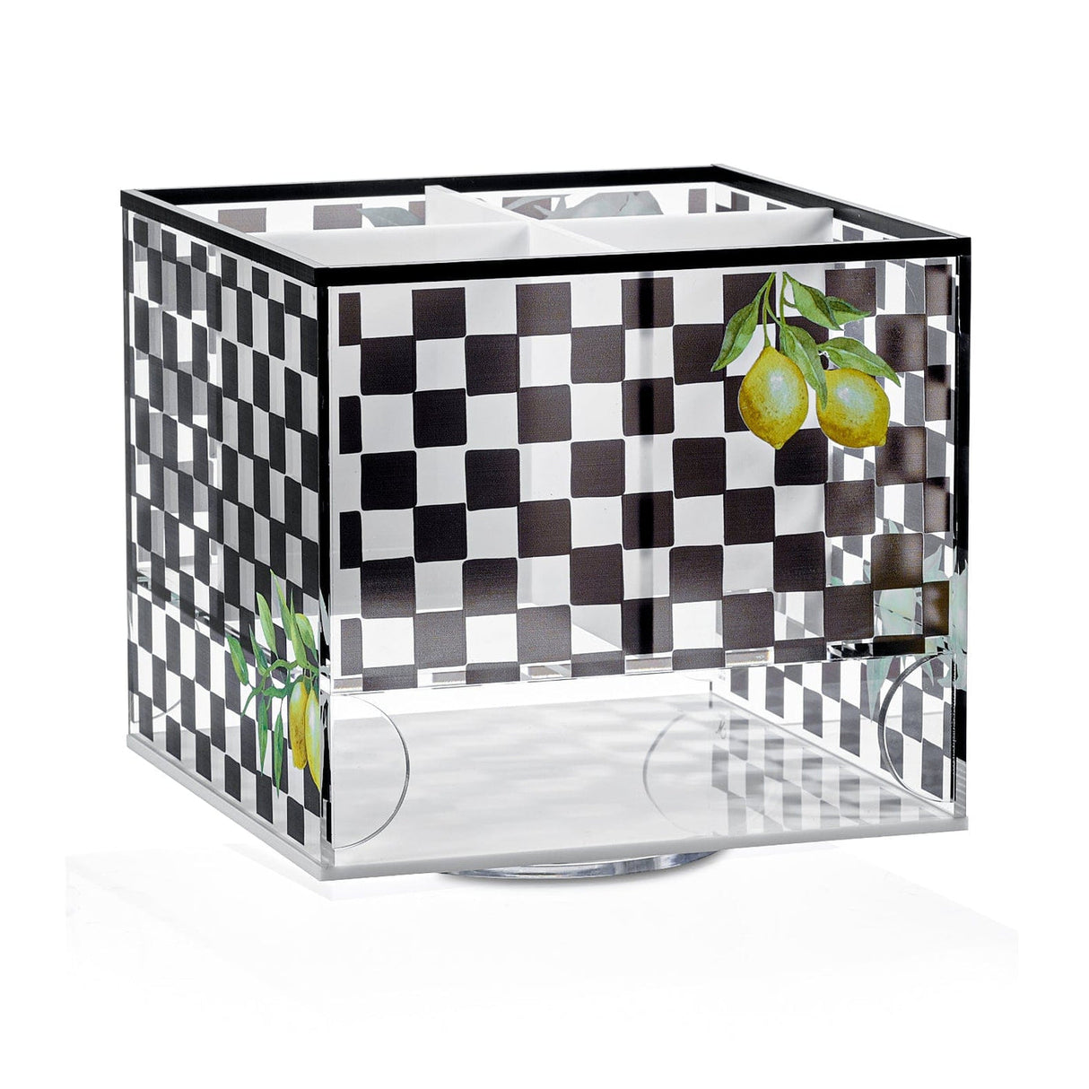 Onyx Swivel Silverware Caddy - LEHADAR