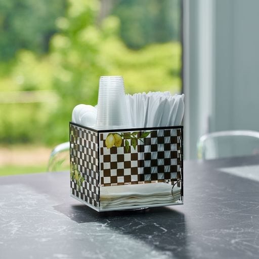 Onyx Swivel Silverware Caddy - LEHADAR