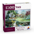 1500 pcs Puzzle - Path to Peaceful Home - LEHADAR