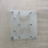 Double Wall-Mounted Tissue Box Holder