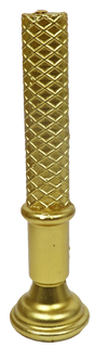 Decorative Havdalah Candle Gold Candle On Gold Pole - LEHADAR