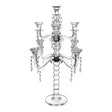 Candelabra 9 Branch with Hanging Crystals 25" - LEHADAR