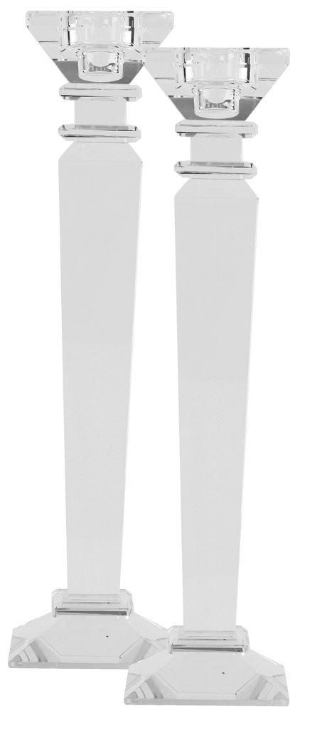 Crystal Candle Holder 12" - LEHADAR