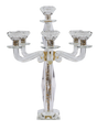 Crystal Candelabra Gold Filling 7 Branch 17.5"H - LEHADAR