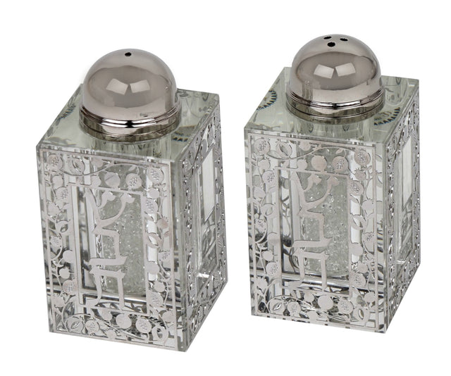 Set of Salt And Pepper Shaker pomegranate Shabbat Design - LEHADAR