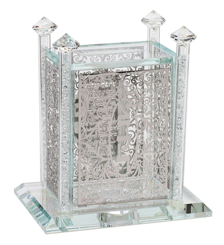 Crystal Tzedakah Pushka With 5x4x6" - LEHADAR