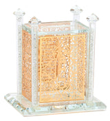Crystal Tzedakah Pushka With 5x4x6" - LEHADAR
