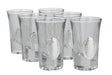 Set of 6 Cups with Silver - LEHADAR