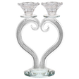 Crystal Candelabra With Stones 2 Branches 8"H - LEHADAR
