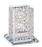 Crystal Havdalah Holder pomegranate 2 5/8 x 2 5/8 - 3" h - LEHADAR