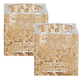 Crystal And Gold Tealight Candle Holder - LEHADAR