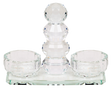 Salt & Pepper Holder Crystal - LEHADAR