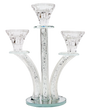 Crystal Candelabra broken glass 3 Branch - LEHADAR