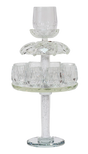 Crystal 8 Cups Fountain 12"H- Clear Filling - LEHADAR