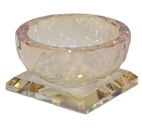 Crystal Dish 2"x2" - Salt & Honey Holder