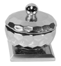 Silver Crystal Dish with Lid - 2"x2" - LEHADAR
