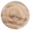 Rose Gold Traditional Leather Look Laser cut Placemats 15" (12pcs) - LEHADAR