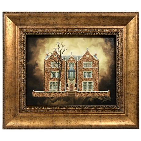 Chabad House 770 Painting on Canvas- Vintage Style - LEHADAR