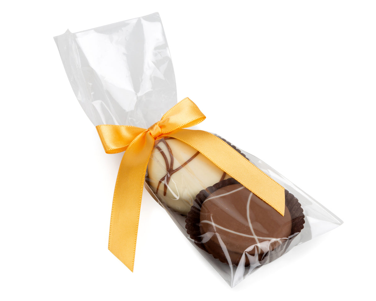 2 piece chocolate dipped cream biscuits CW-21