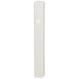 White Plastic Mezuzah with Rubber Cork 15 cm - LEHADAR