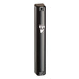 Plastic Black Mezuzah with Rubber Cork 15 cm - with Silver Shin - LEHADAR
