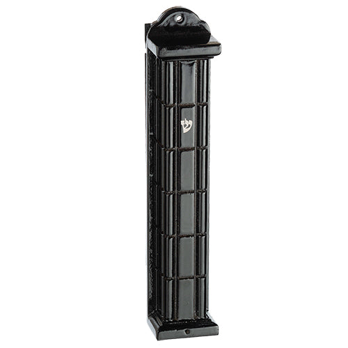 Wooden Black Mezuzah - Squares - LEHADAR