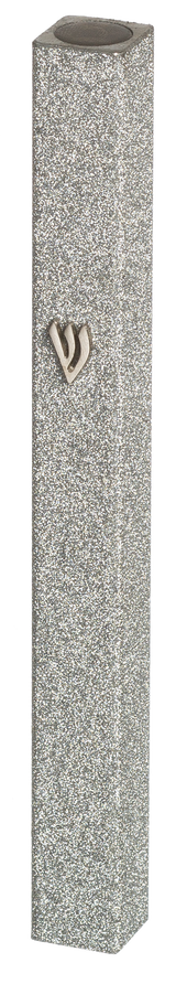 Aluminum Mezuzah - Glitter