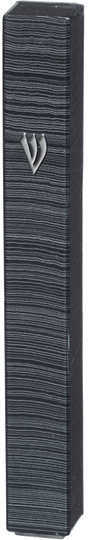 Plastic Mezuzah With Rubber Cork 10 Cm 3d Metal Painted - LEHADAR