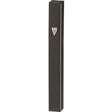 Black Plastic Mezuzah with Rubber Cork 15 cm - LEHADAR