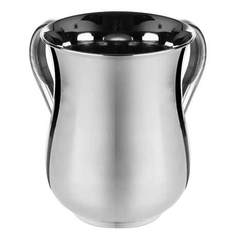 Stainless Steel Washing Cup On Base Shinny Polished (12 Per Case ) - LEHADAR