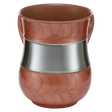 Washing Cup Light Brown & Silver ` - LEHADAR