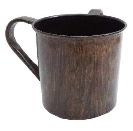 Washing Cup Dark Wood Texture ` - LEHADAR