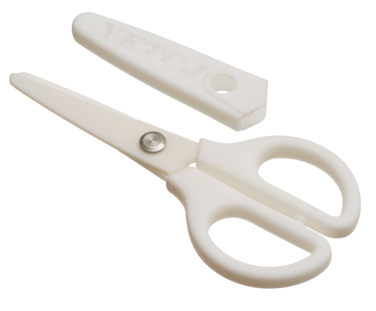 White Ceramic Scissors 5.5"