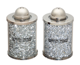 Crystal Salt & Pepper Set 2" With Stones - LEHADAR