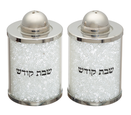 Crystal Salt & Pepper Set 2" With Stones - LEHADAR
