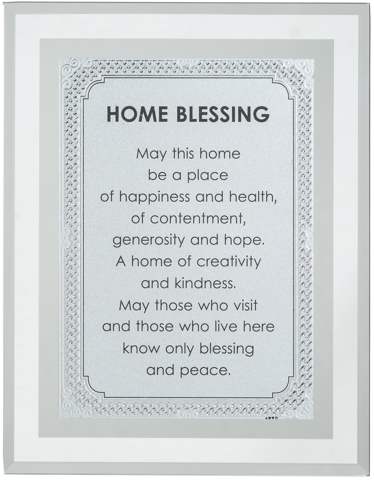 Framed Blessing 6.5x8.5" English Home Blessing