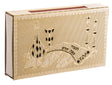 Match Box 24 k gold p Shabbat Table By Jerusalem Impressions 4 1/4 x3.5" - LEHADAR