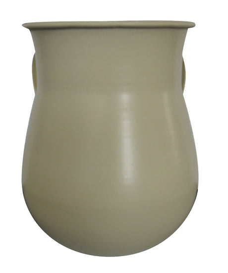 Tin Washing Cup, Off White Color15 cm - LEHADAR