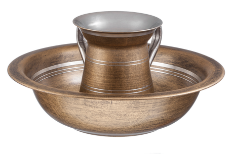 Washing Cup Set Gold lining texture - LEHADAR